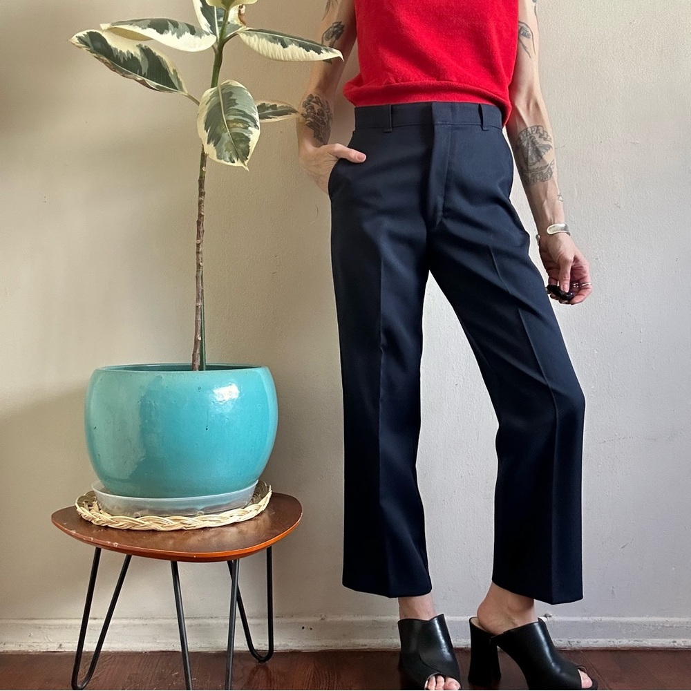 70's JCP Navy Trousers